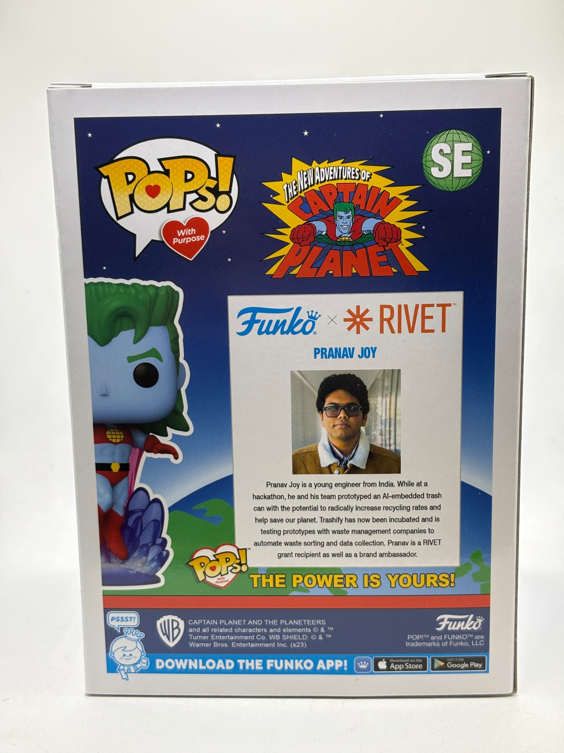 Funko POPs! With Purpose Captain Planet #SE Captain Planet Vinyl Figure image 3