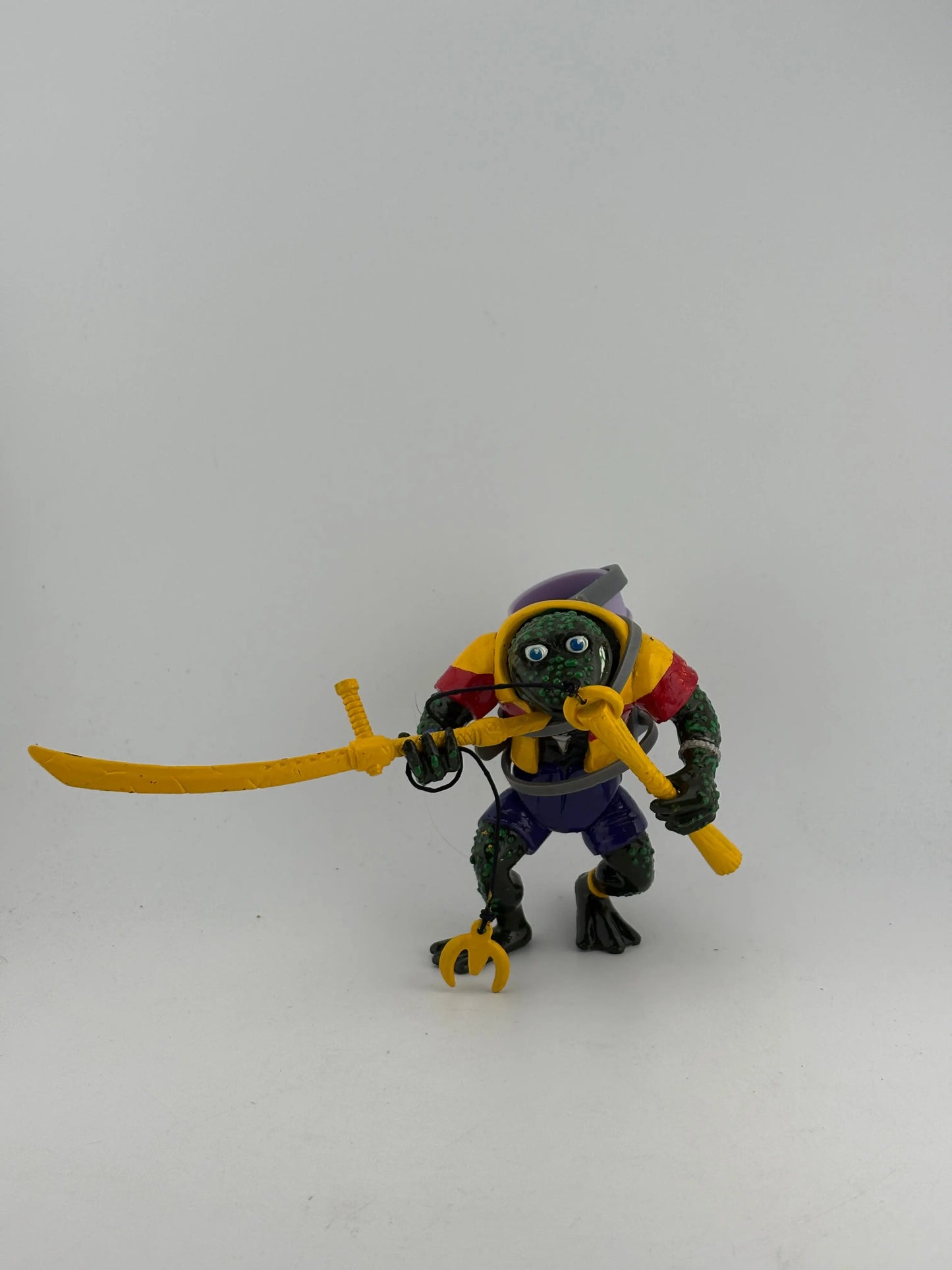 Vintage TMNT 1989 Genghis Frog Action Figure Teenage Mutant Ninja Turtles Custom FRENLY BRICKS - Open 7 Days
