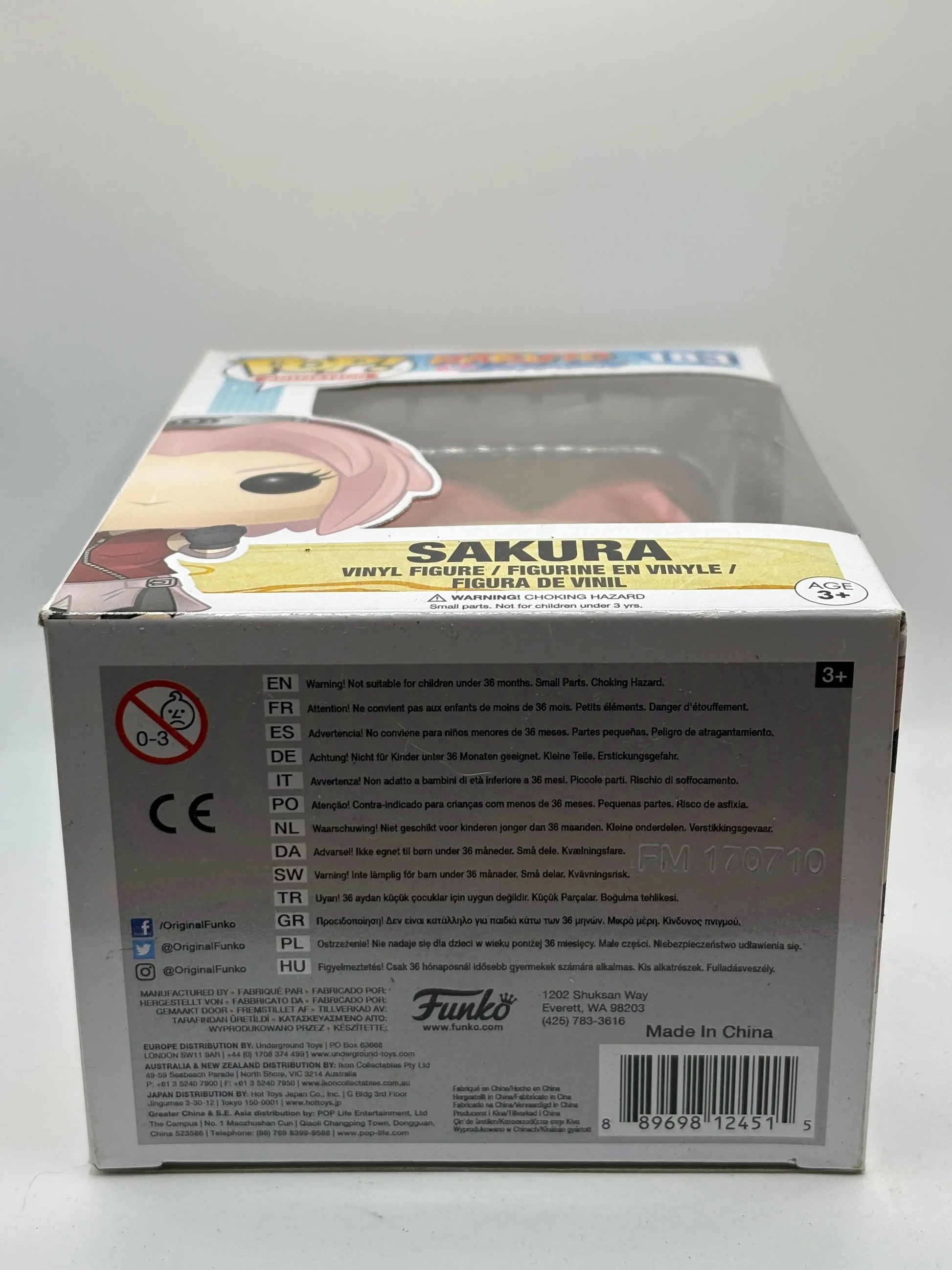 Funko POP! Animation Naruto Shippuden #183 Sakura FRENLY BRICKS - Open 7 Days