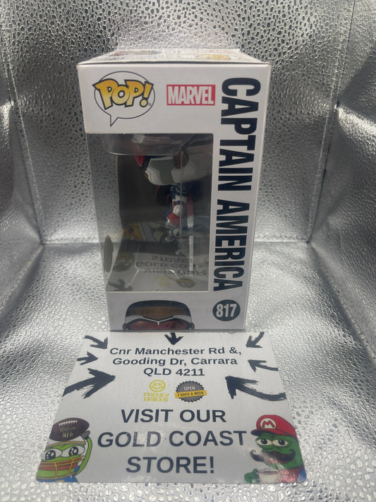 Marvel Funko Pop - Captain America - The Falcon and the Winter Soldier - No. 817 FRENLY BRICKS - Open 7 Days