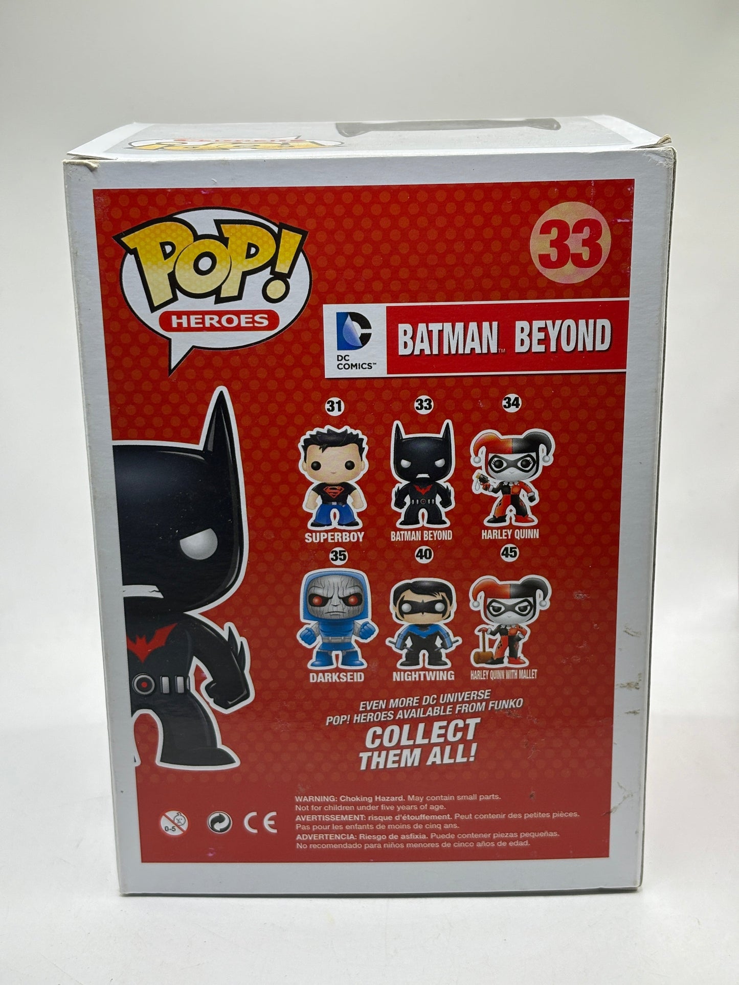 Funko POP! Heroes DC Comics #33 Batman Beyond *NO MOULD* FRENLY BRICKS - Open 7 Days