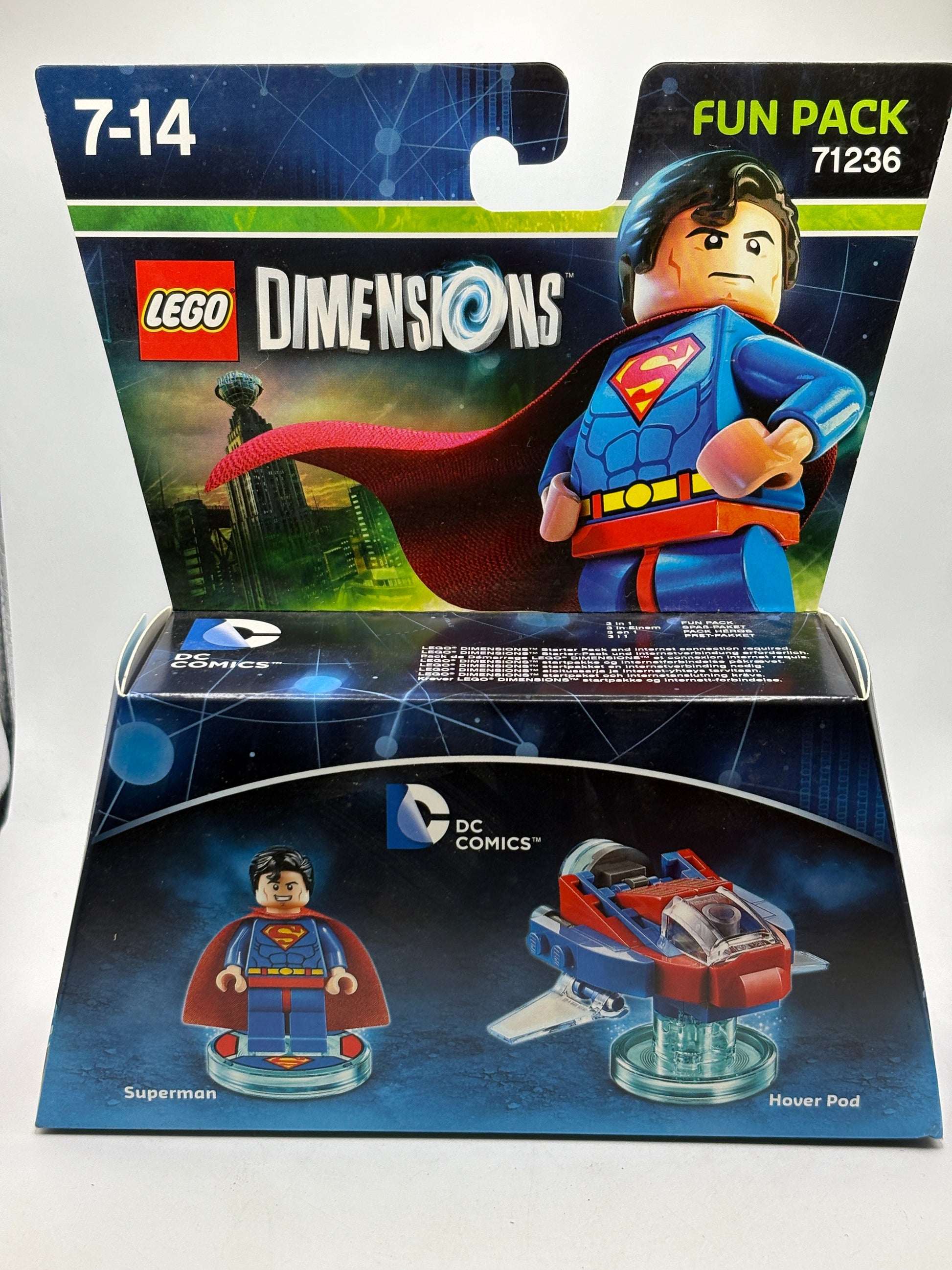 Lego Dimensions Fun Pack 71236 DC Comics Superman New & Sealed FRENLY BRICKS - Open 7 Days