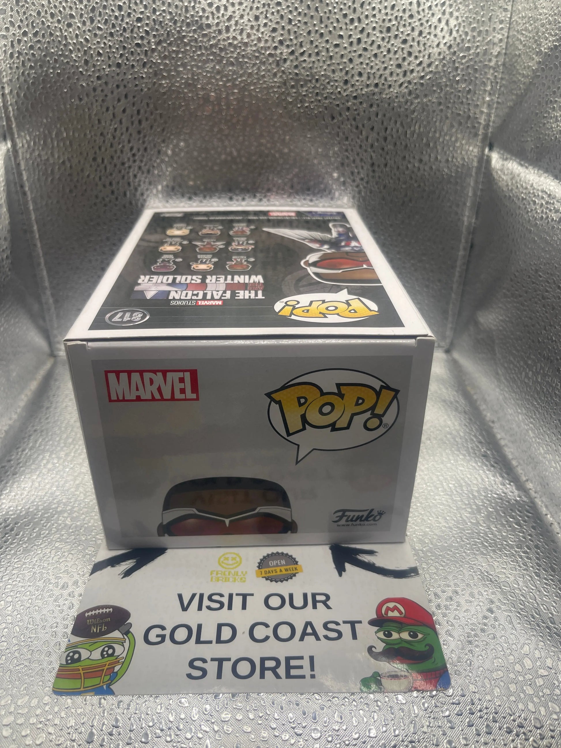 Marvel Funko Pop - Captain America - The Falcon and the Winter Soldier - No. 817 FRENLY BRICKS - Open 7 Days