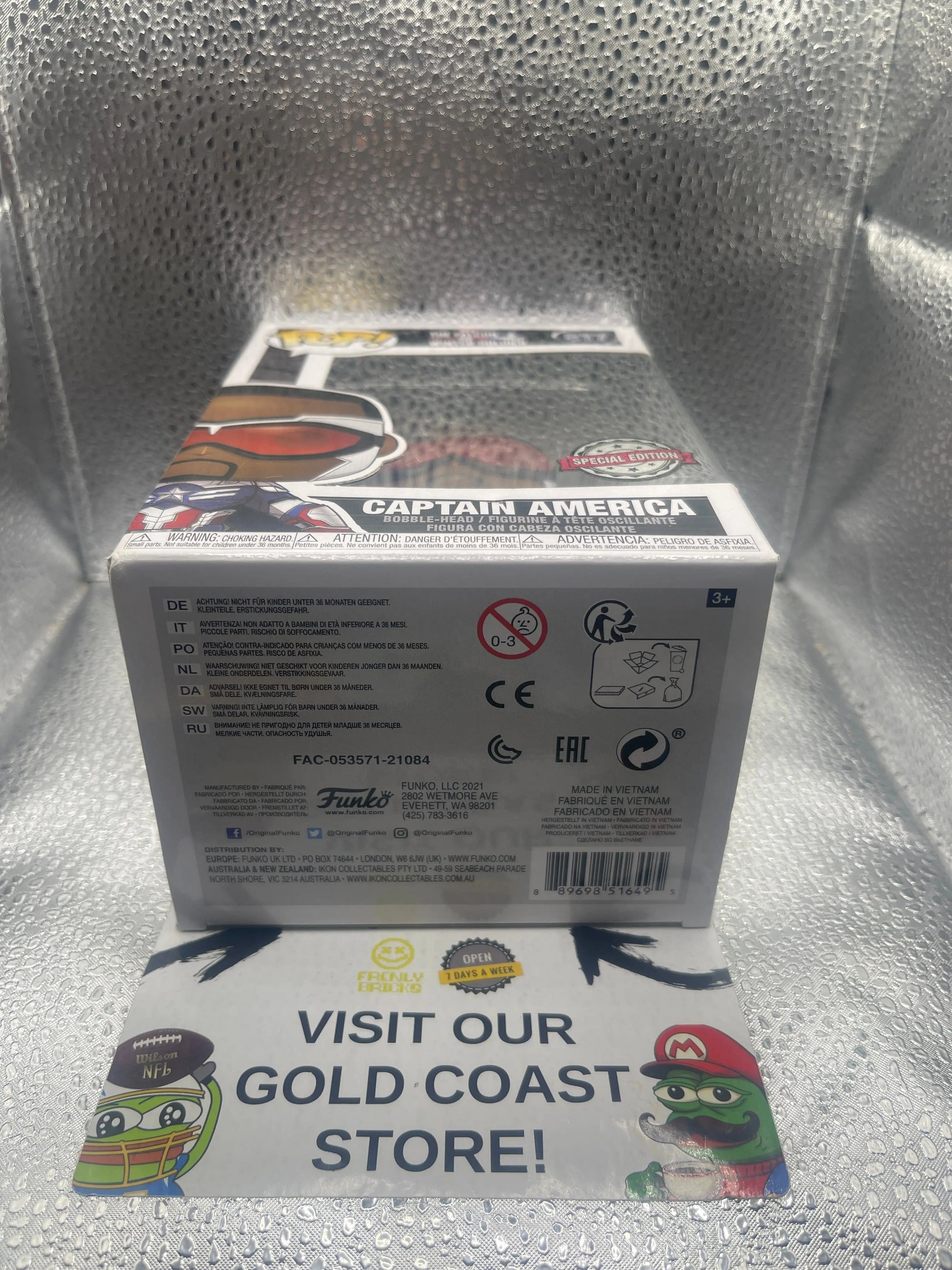 Marvel Funko Pop - Captain America - The Falcon and the Winter Soldier - No. 817 FRENLY BRICKS - Open 7 Days