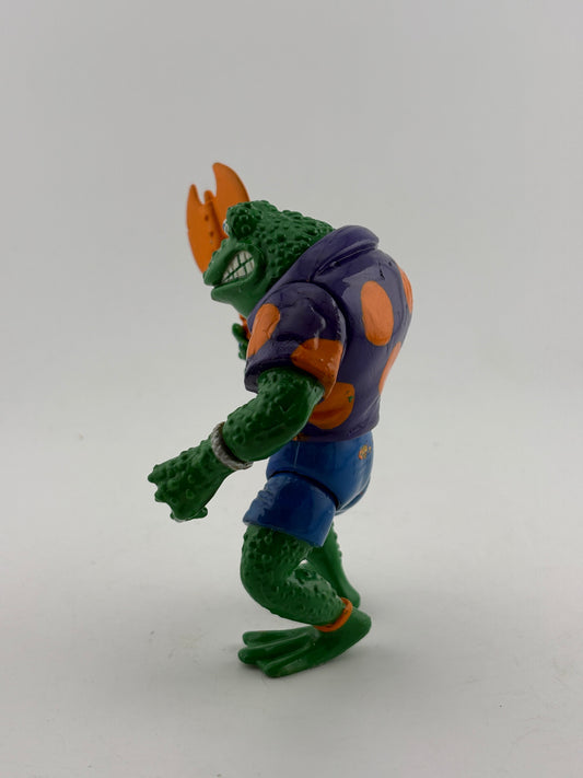Vintage TMNT 1989 Genghis Frog Action Figure Teenage Mutant Ninja Turtles Custom 2 FRENLY BRICKS - Open 7 Days