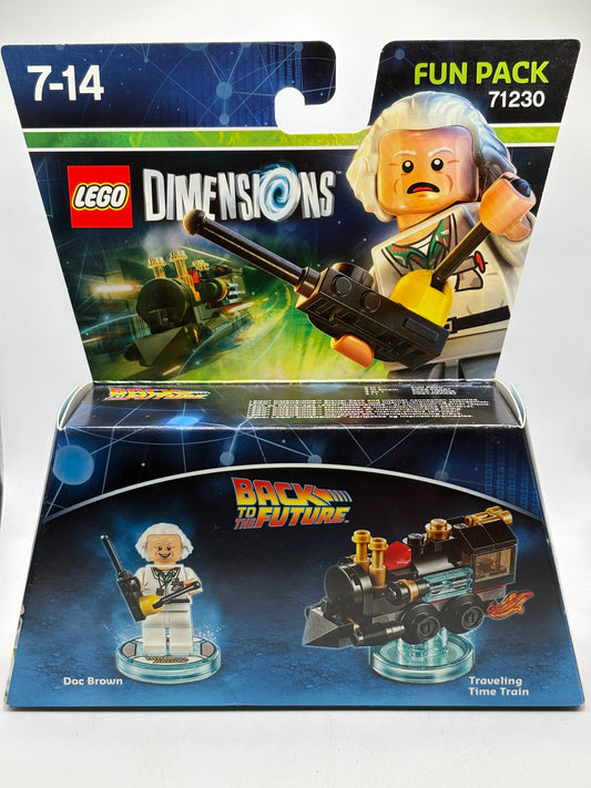 Lego Dimensions Fun Pack 71230 Back to the Future Doc Brown New & Sealed FRENLY BRICKS - Open 7 Days