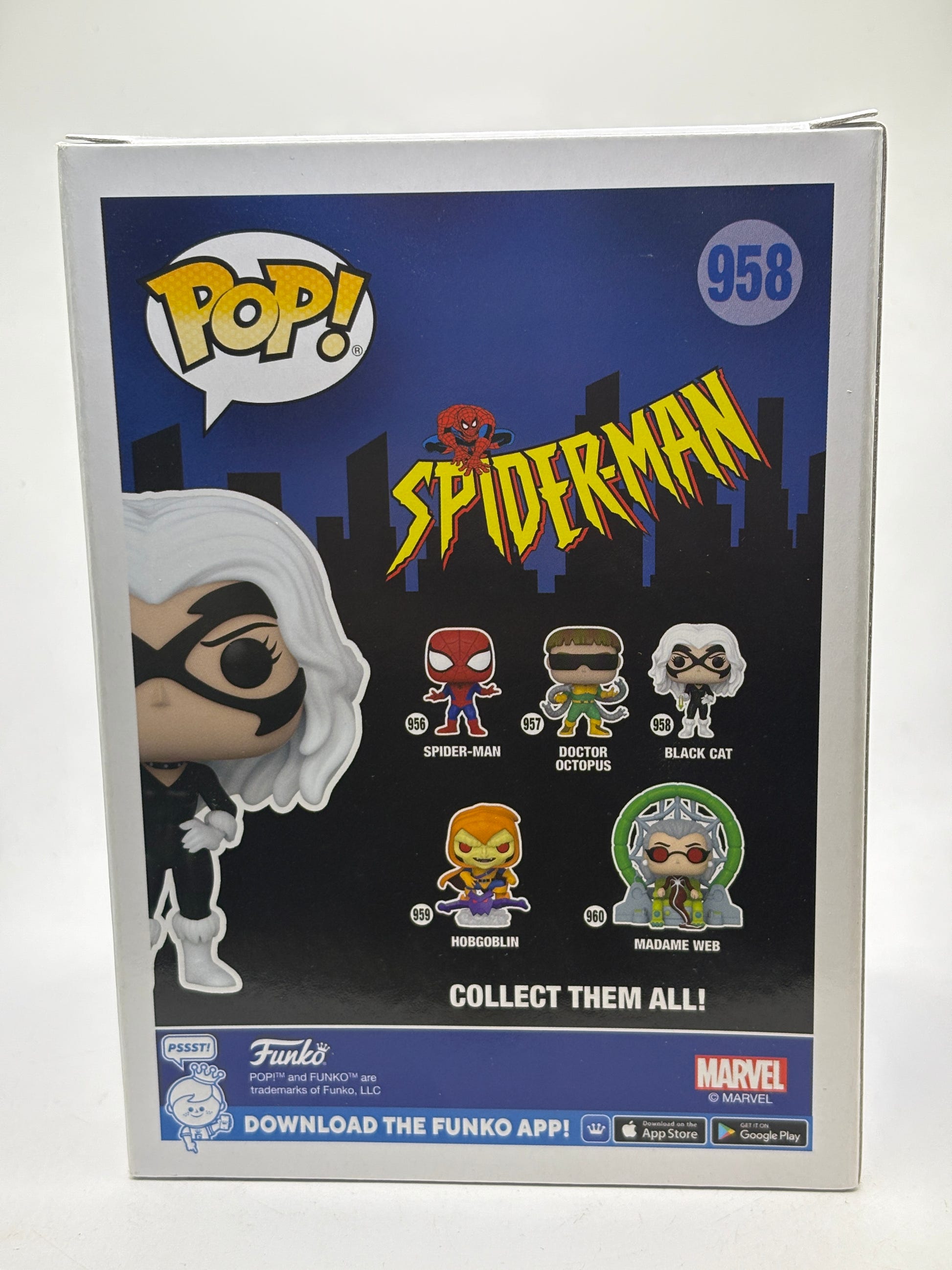 Funko POP! Marvel #958 Black Cat Special Edition Bobble-Head image 3