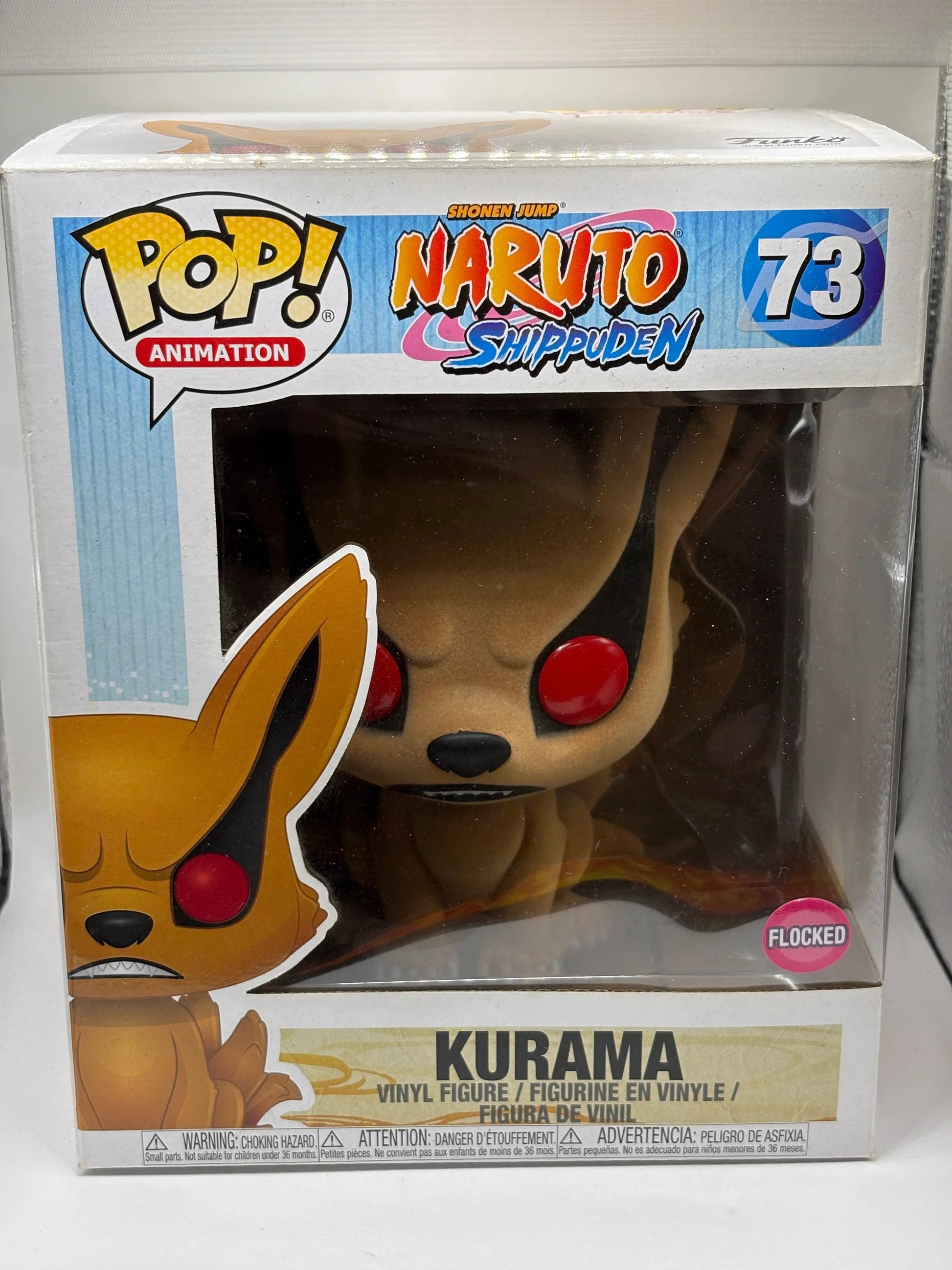 Funko POP! Animation Naruto Shippuden #73 Kurama Flocked FRENLY BRICKS - Open 7 Days