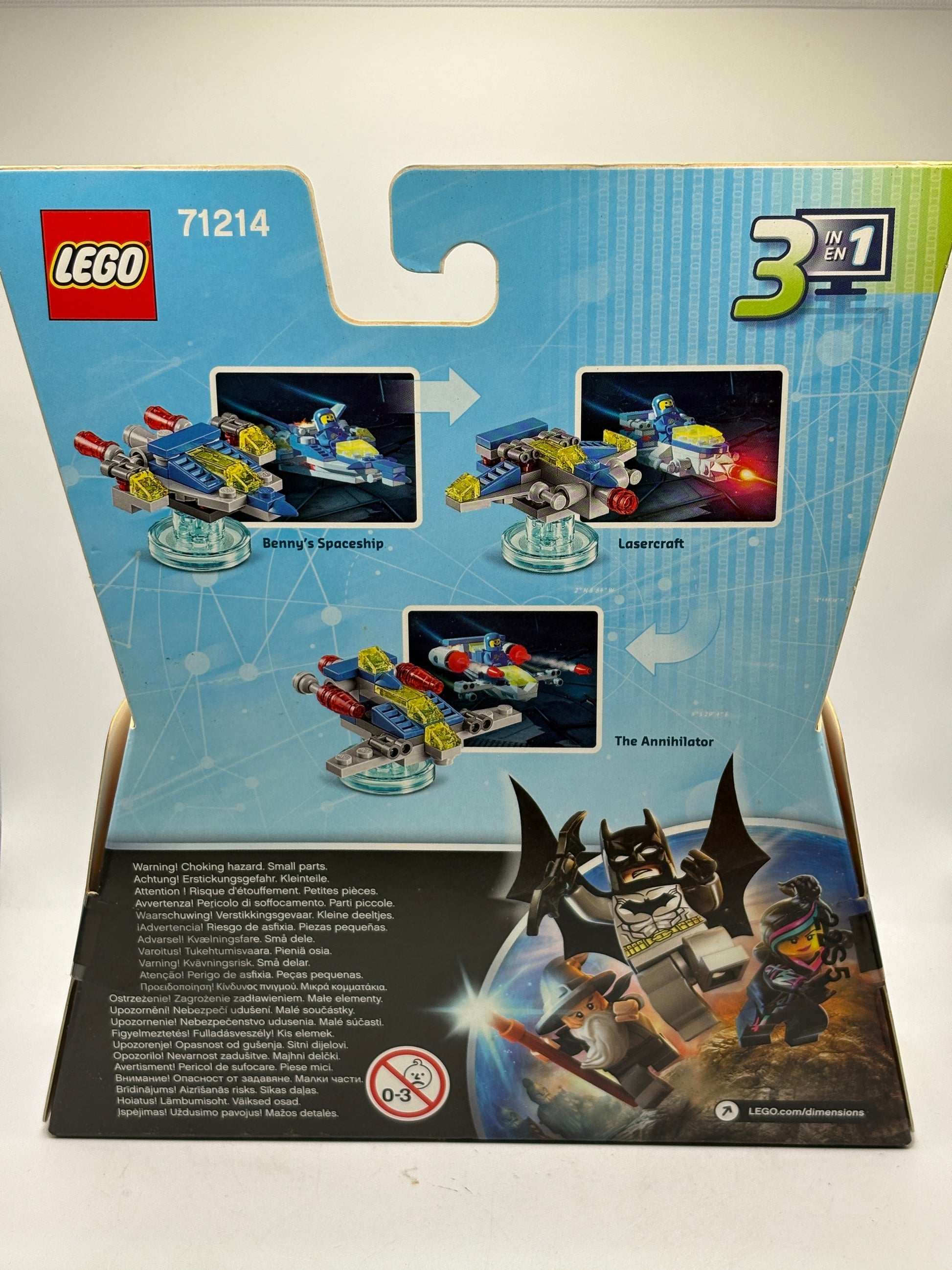 Lego Dimensions Fun Pack 71214 The Lego Movie Benny New & Sealed FRENLY BRICKS - Open 7 Days