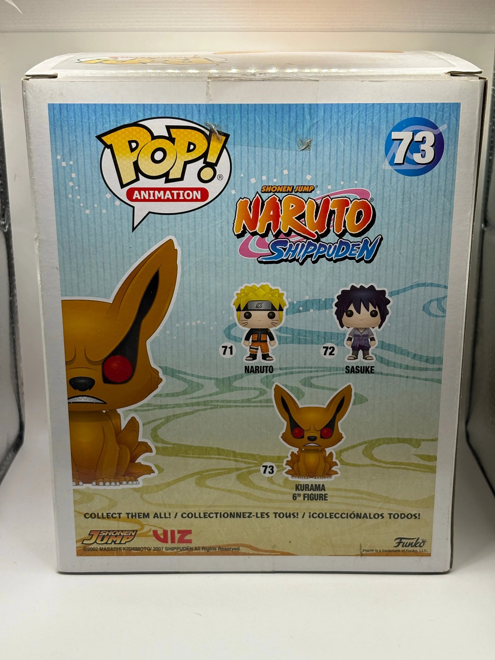 Funko POP! Animation Naruto Shippuden #73 Kurama Flocked FRENLY BRICKS - Open 7 Days