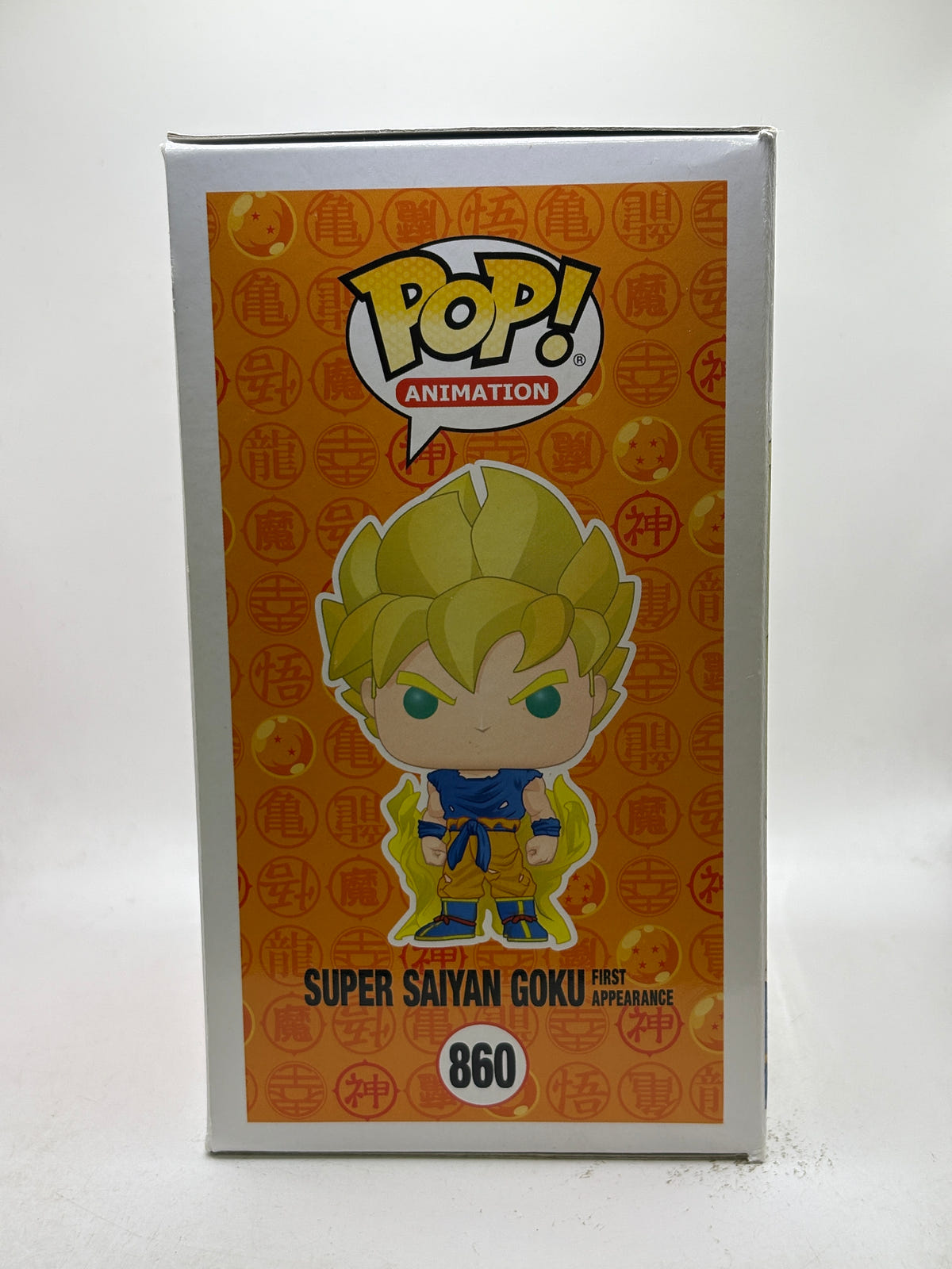 Funko POP! Animation Dragon Ball Z #860 Super Saiyan Goku First Appearance Glow Special Edition Vinyl Figure image 4