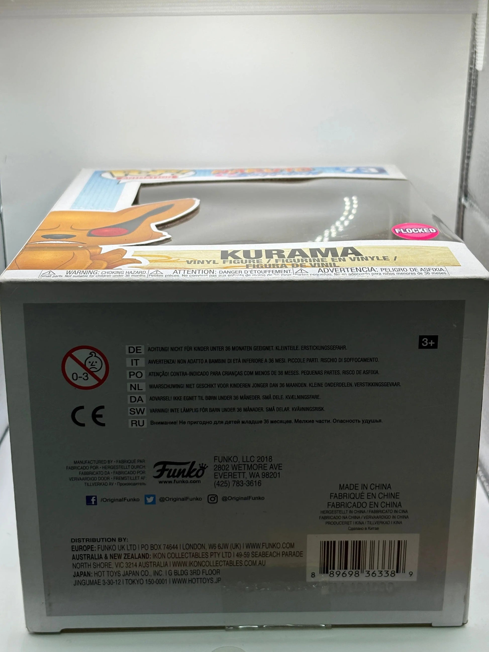 Funko POP! Animation Naruto Shippuden #73 Kurama Flocked FRENLY BRICKS - Open 7 Days