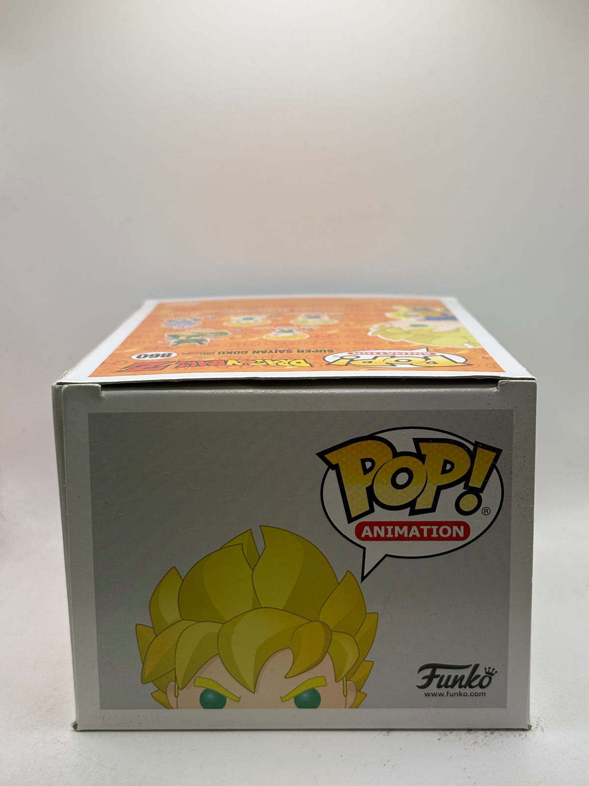 Funko POP! Animation Dragon Ball Z #860 Super Saiyan Goku First Appearance Glow Special Edition Vinyl Figure image 5