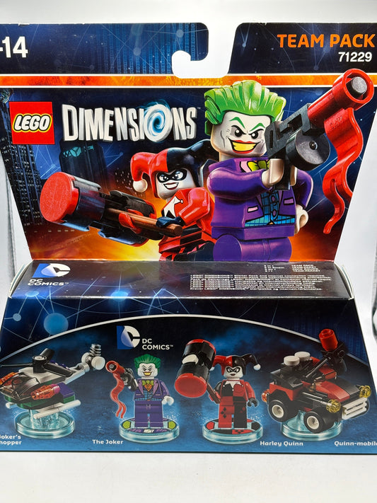 Lego Dimensions Team Pack 71229 DC Comics The Joker Harley Quinn New & Sealed FRENLY BRICKS - Open 7 Days