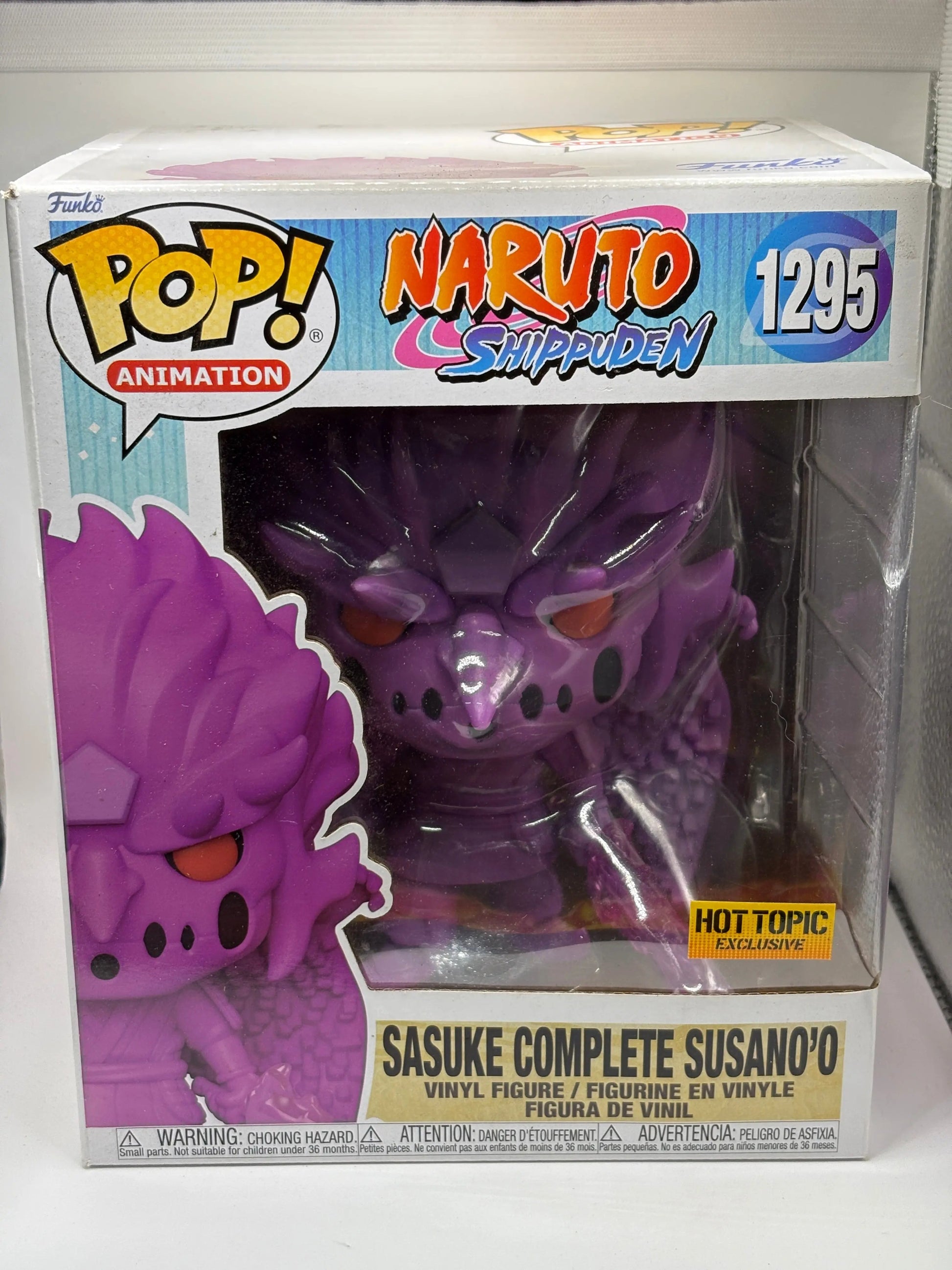 Funko POP! Naruto Shippuden #1295 Sasuke Complete Susano’o Hot Topic FRENLY BRICKS - Open 7 Days