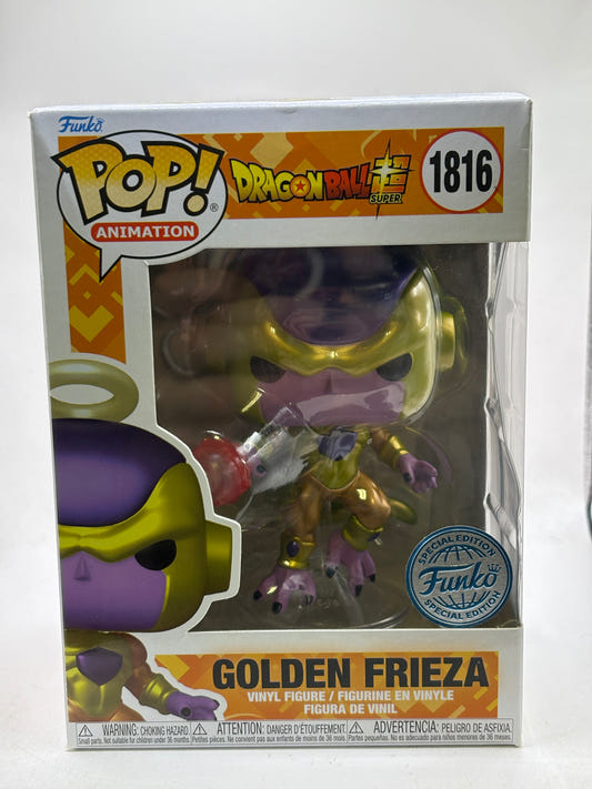 Funko POP! Animation Dragon Ball Super #1816 Golden Frieza SE Vinyl Figure