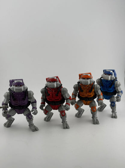 1989 Metalhead TMNT Figures CUSTOM x 4 All Turtles Lot LOOSE FRENLY BRICKS - Open 7 Days