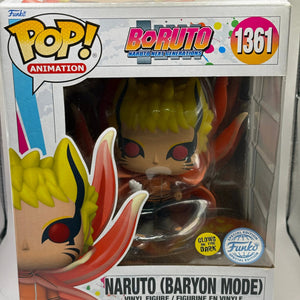 Funko POP! Animation Boruto #1361 Naruto Baryon Mode Glow SE FRENLY BRICKS - Open 7 Days
