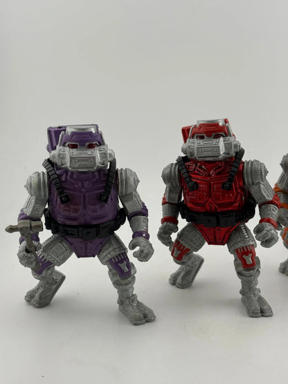 1989 Metalhead TMNT Figures CUSTOM x 4 All Turtles Lot LOOSE FRENLY BRICKS - Open 7 Days