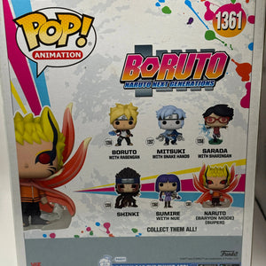 Funko POP! Animation Boruto #1361 Naruto Baryon Mode Glow SE FRENLY BRICKS - Open 7 Days