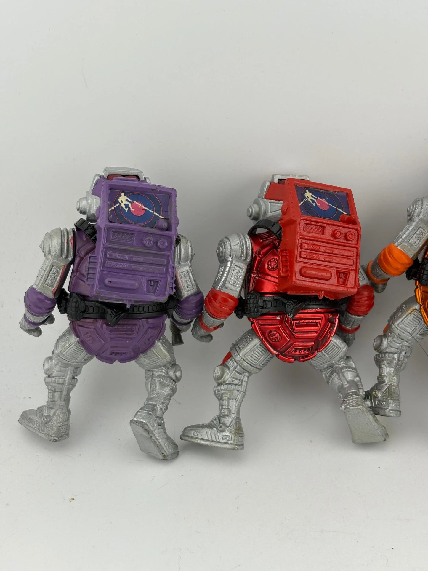 1989 Metalhead TMNT Figures CUSTOM x 4 All Turtles Lot LOOSE FRENLY BRICKS - Open 7 Days