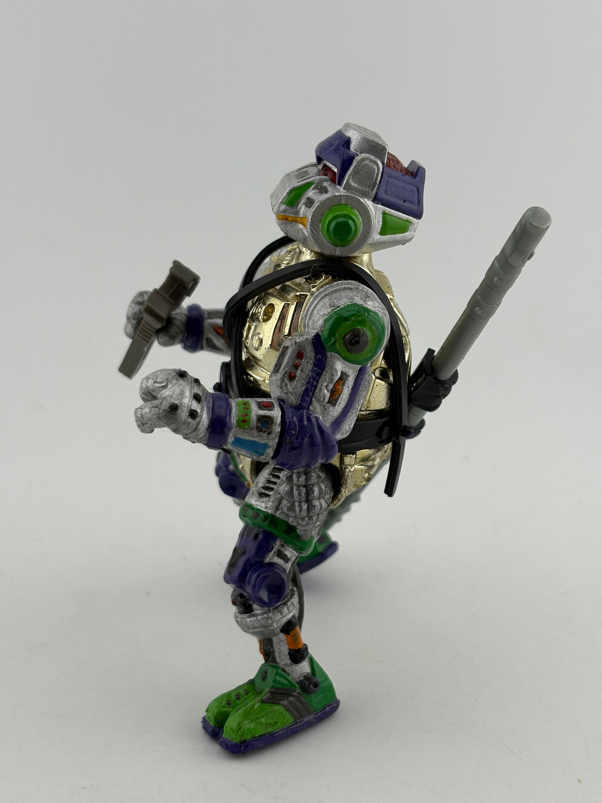 1989 Vintage TMNT Metalhead Custom Donatello Figure Loose FRENLY BRICKS - Open 7 Days
