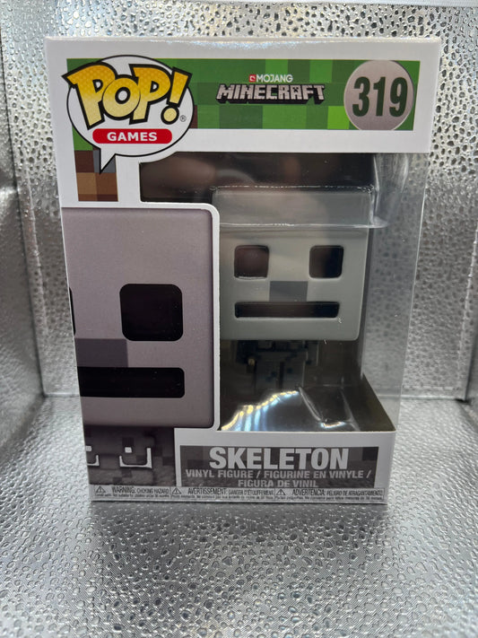 Funko POP Games - Minecraft - Skeleton #319 FRENLY BRICKS - Open 7 Days