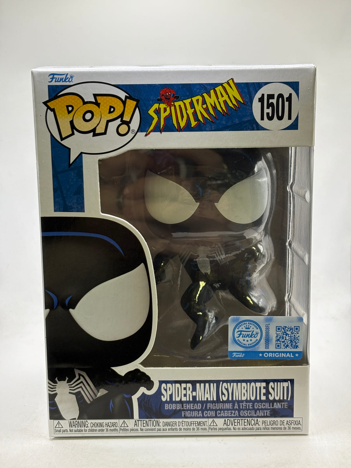 Funko POP! Marvel Spider-Man #1501 Spider-Man (Symbiote Suit) image 1