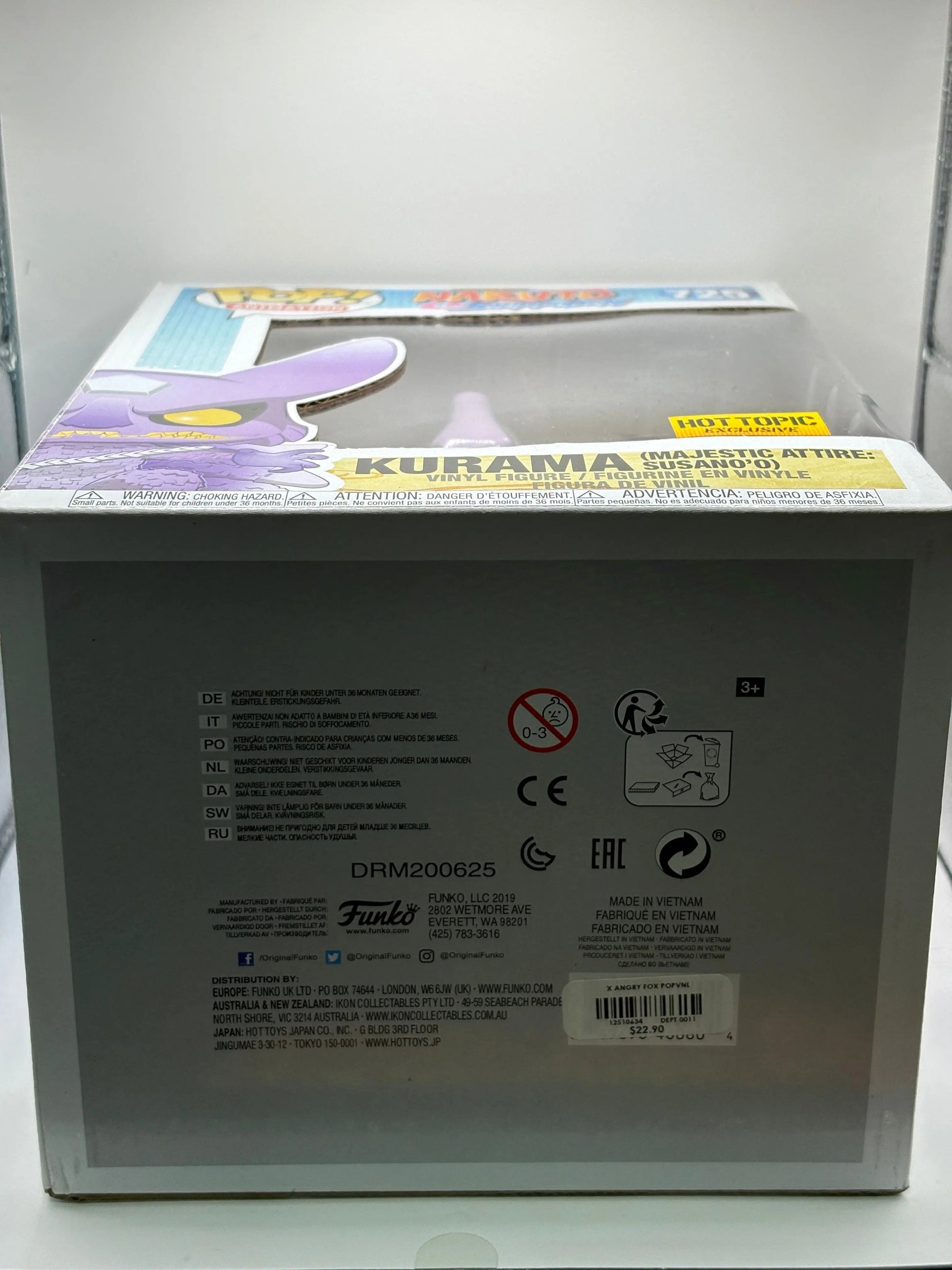 Funko POP! Naruto Shippuden #725 Kurama Majestic Attire Susano’o Hot Topic FRENLY BRICKS - Open 7 Days