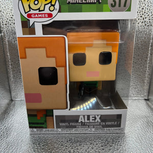 Funko POP Games - Minecraft - Alex #317 FRENLY BRICKS - Open 7 Days