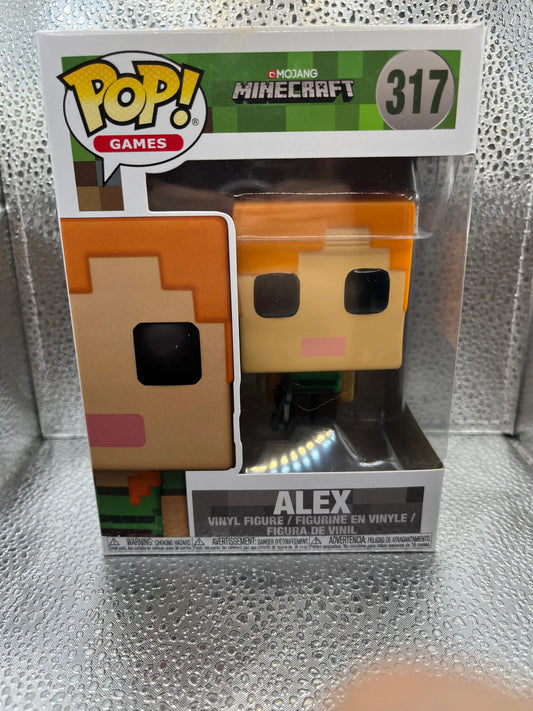 Funko POP Games - Minecraft - Alex #317 FRENLY BRICKS - Open 7 Days