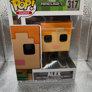 Funko POP Games - Minecraft - Alex #317 FRENLY BRICKS - Open 7 Days