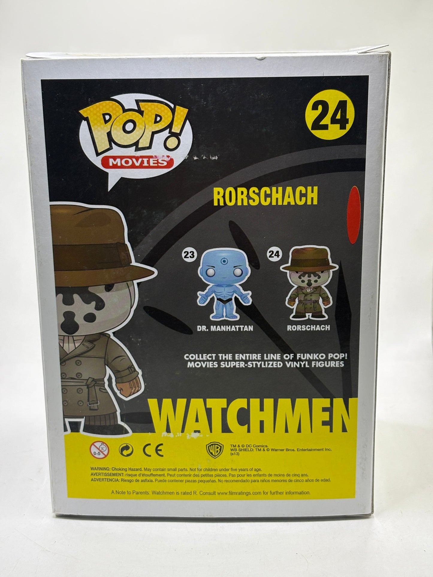 Funko POP! Movies Watchmen #24 Rorschach 2013 *NO MOULD* FRENLY BRICKS - Open 7 Days