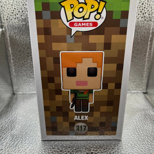 Funko POP Games - Minecraft - Alex #317 FRENLY BRICKS - Open 7 Days