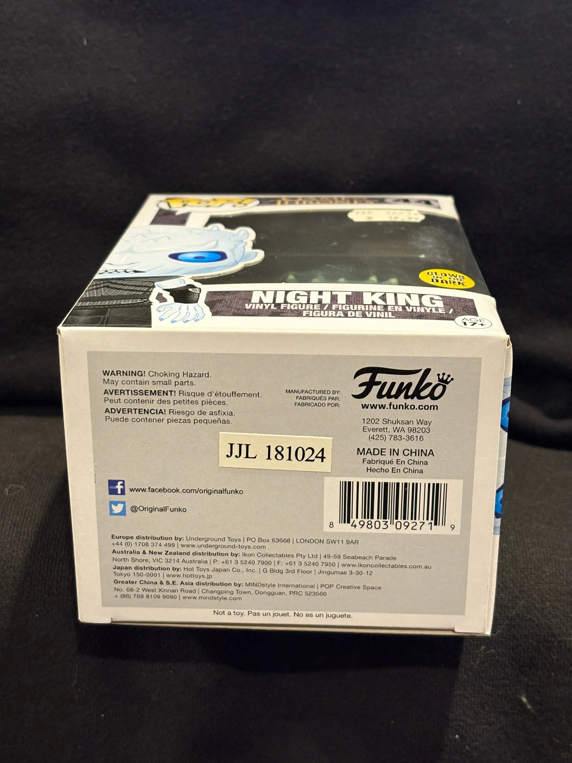 Funko Pop! Night King 44 Glow Game of Thrones Vinyl Figure FRENLY BRICKS - Open 7 Days