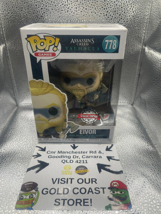 Funko Pop! Vinyl: Assassin's Creed - Eivor #778 FRENLY BRICKS - Open 7 Days