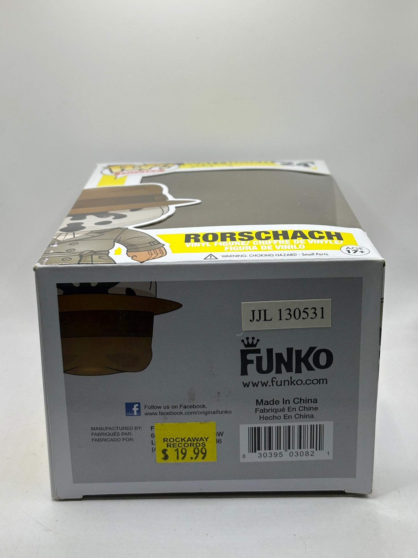 Funko POP! Movies Watchmen #24 Rorschach 2013 *NO MOULD* FRENLY BRICKS - Open 7 Days