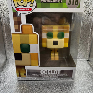 Funko POP Games - Minecraft - Ocelot #318 FRENLY BRICKS - Open 7 Days