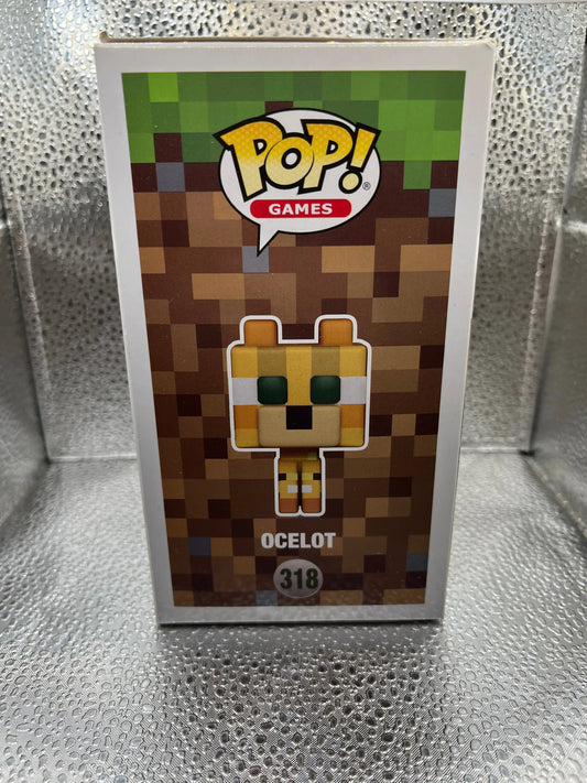 Funko POP Games - Minecraft - Ocelot #318 FRENLY BRICKS - Open 7 Days