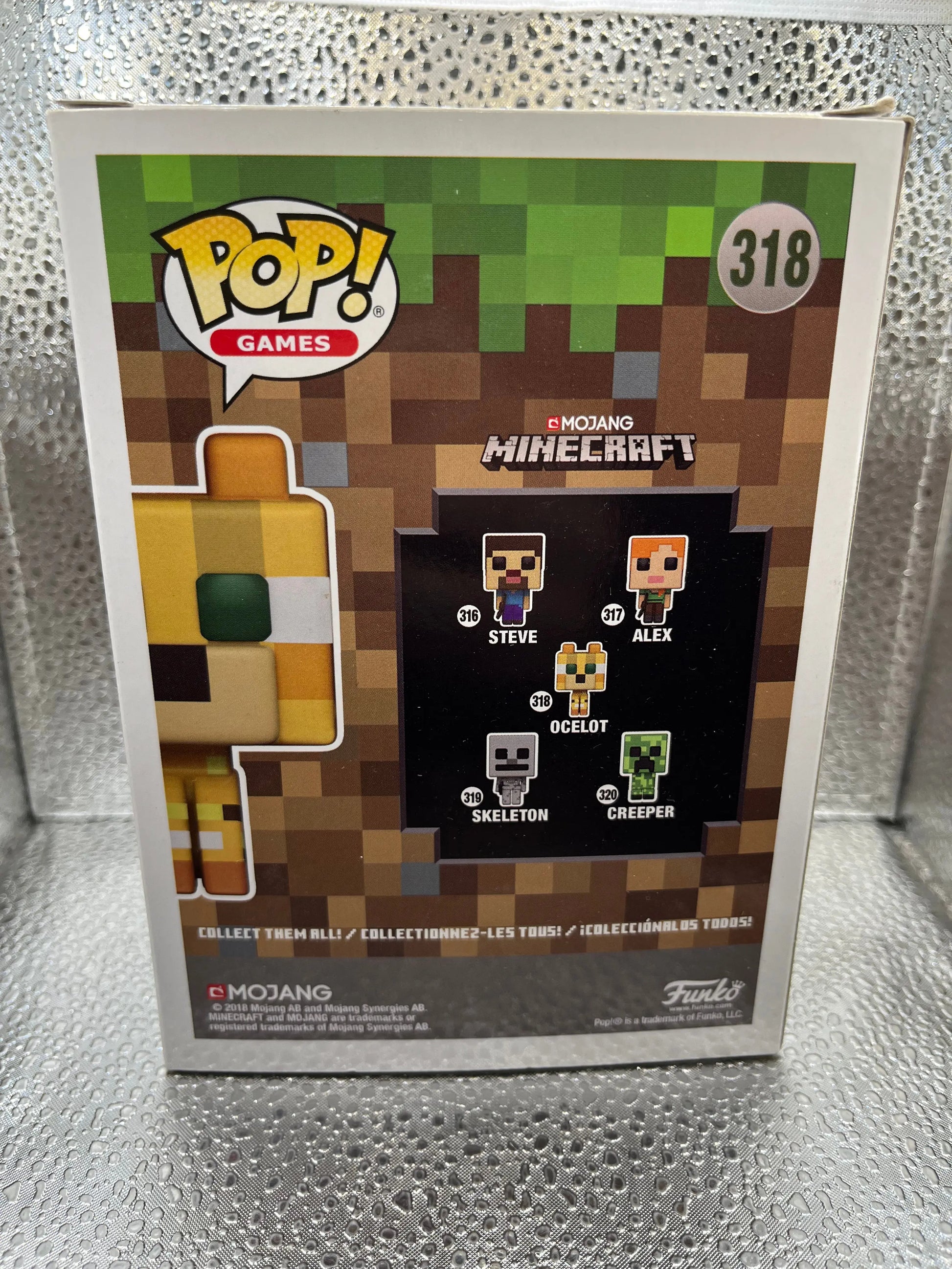 Funko POP Games - Minecraft - Ocelot #318 FRENLY BRICKS - Open 7 Days