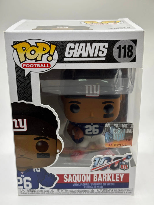 Funko POP! Football Giants #118 Saquon Barkley FRENLY BRICKS - Open 7 Days