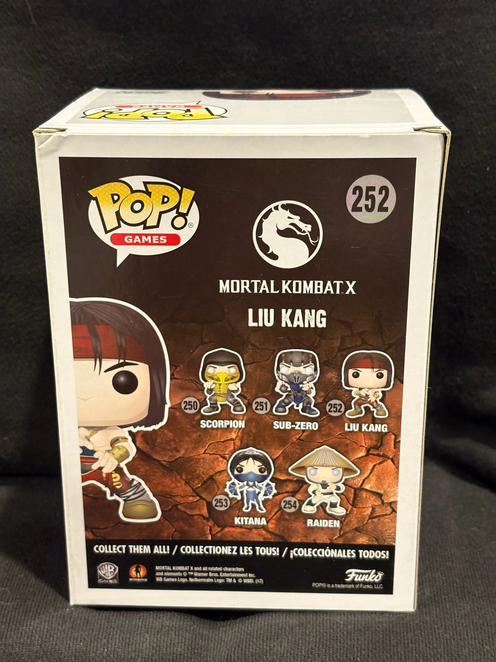 Funko POP! Games Mortal Kombat Liu Kang #252 Vinyl Figure FRENLY BRICKS - Open 7 Days