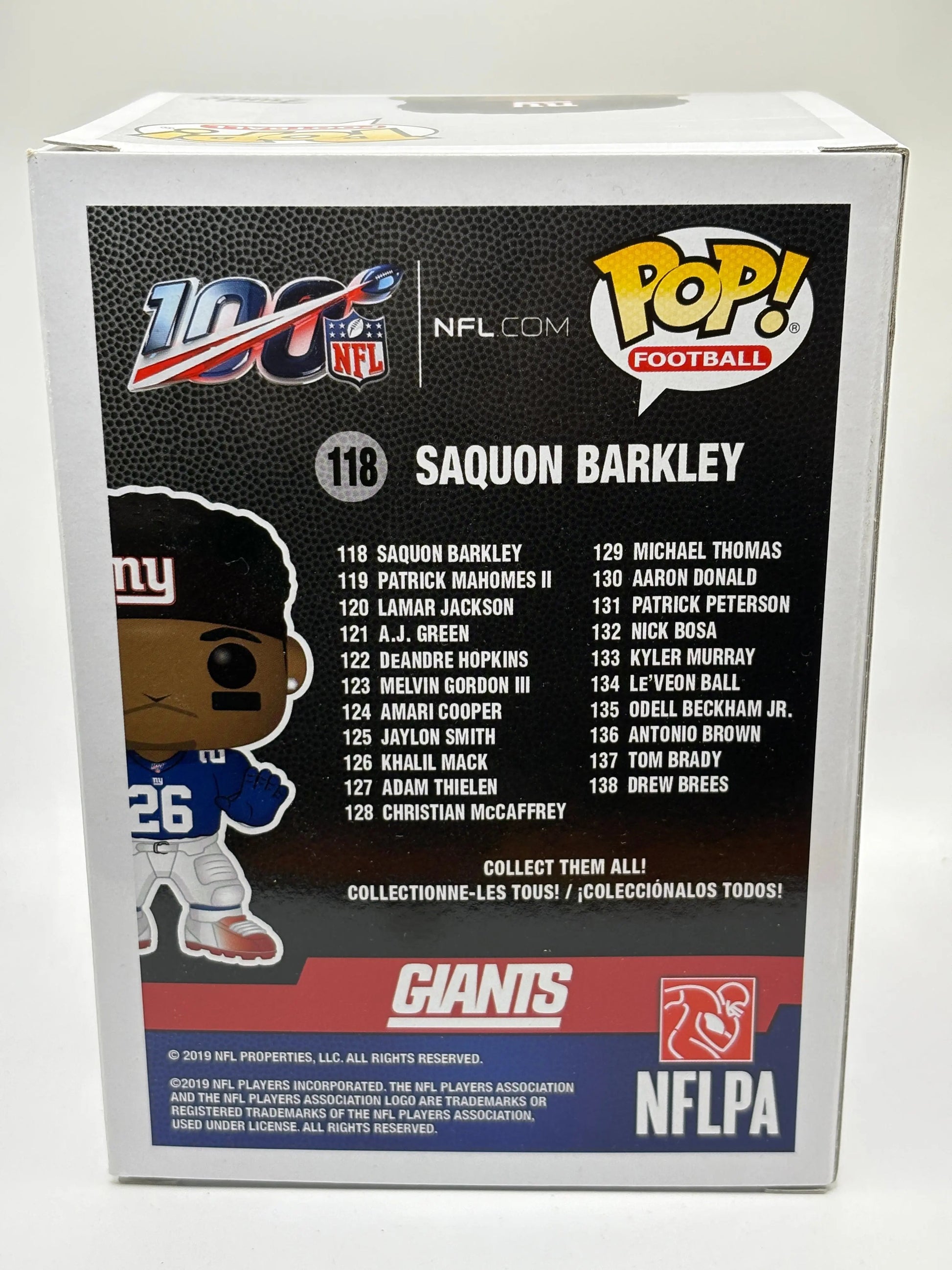 Funko POP! Football Giants #118 Saquon Barkley FRENLY BRICKS - Open 7 Days