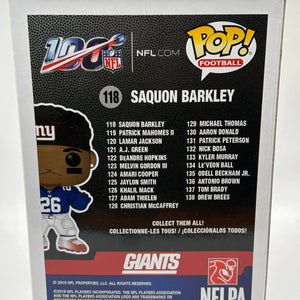 Funko POP! Football Giants #118 Saquon Barkley FRENLY BRICKS - Open 7 Days