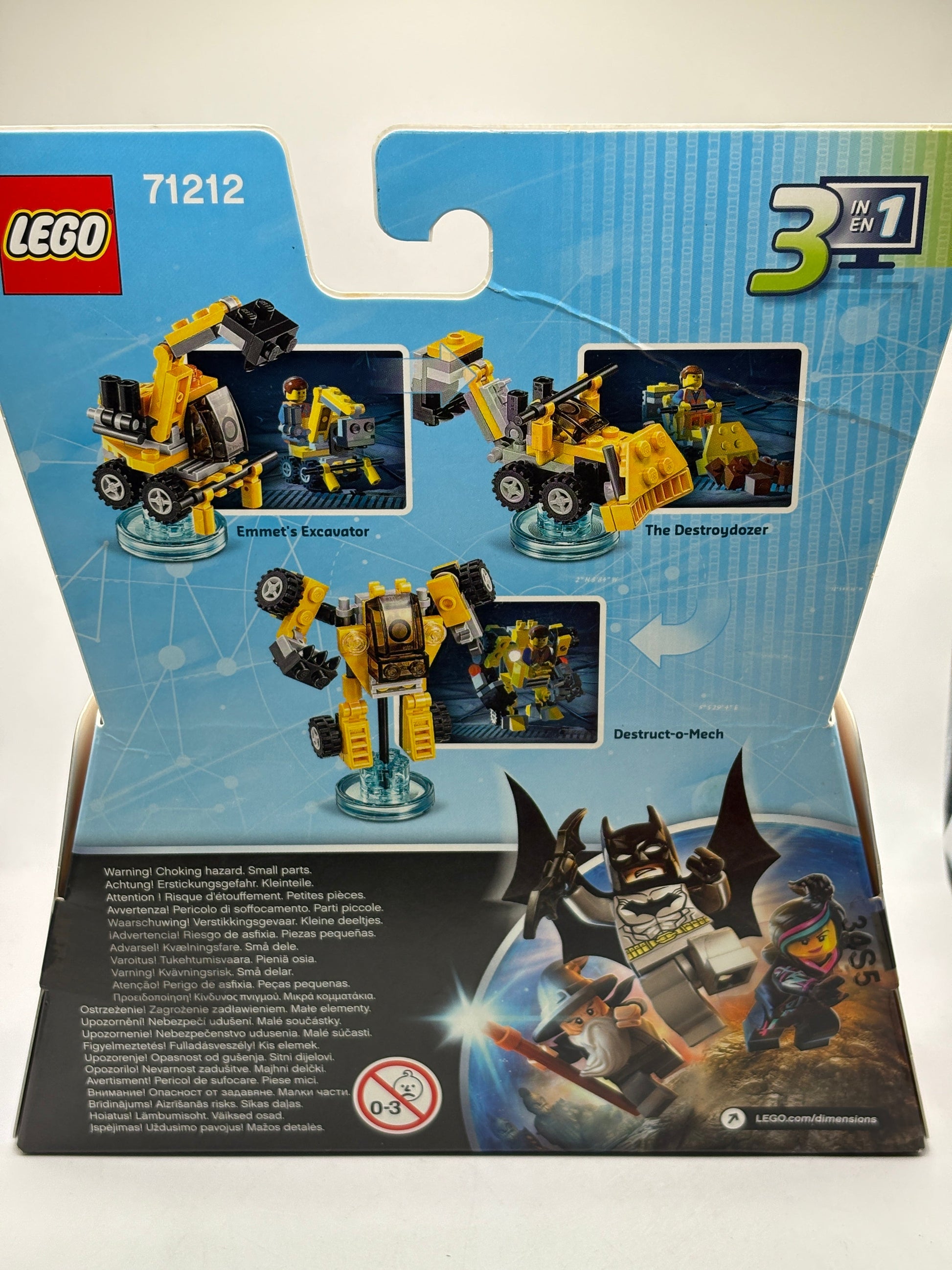 Lego Dimensions Fun Pack 71212 The Lego Movie Emmet New & Sealed FRENLY BRICKS - Open 7 Days