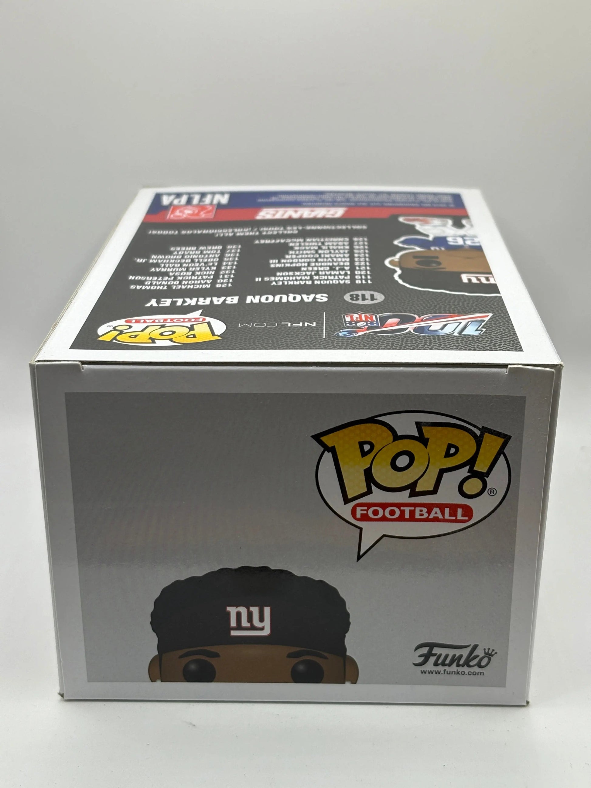 Funko POP! Football Giants #118 Saquon Barkley FRENLY BRICKS - Open 7 Days