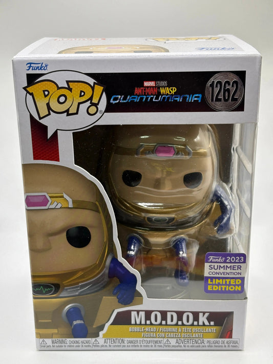 Funko POP! Quantummania #1262 M.O.D.O.K 2023 Summer Convention FRENLY BRICKS - Open 7 Days