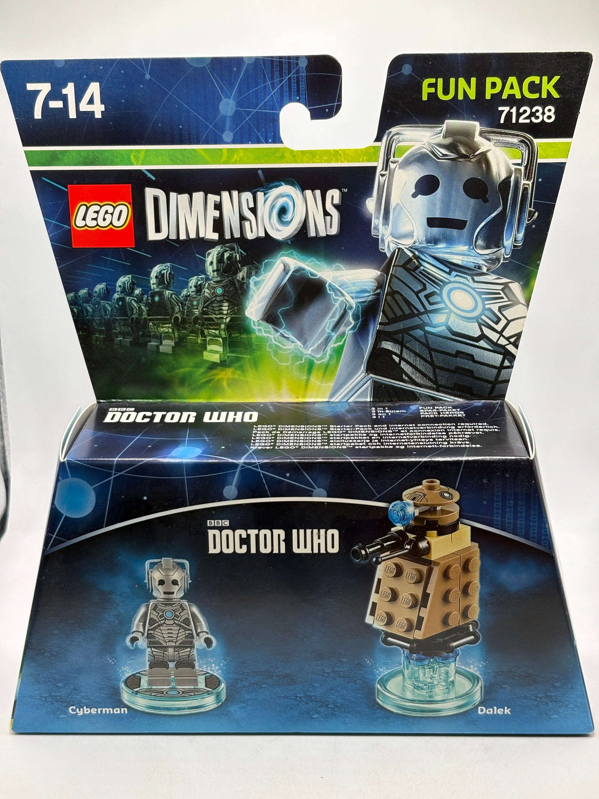 Lego Dimensions Fun Pack 71238 BBC Doctor Who Cyberman New & Sealed FRENLY BRICKS - Open 7 Days