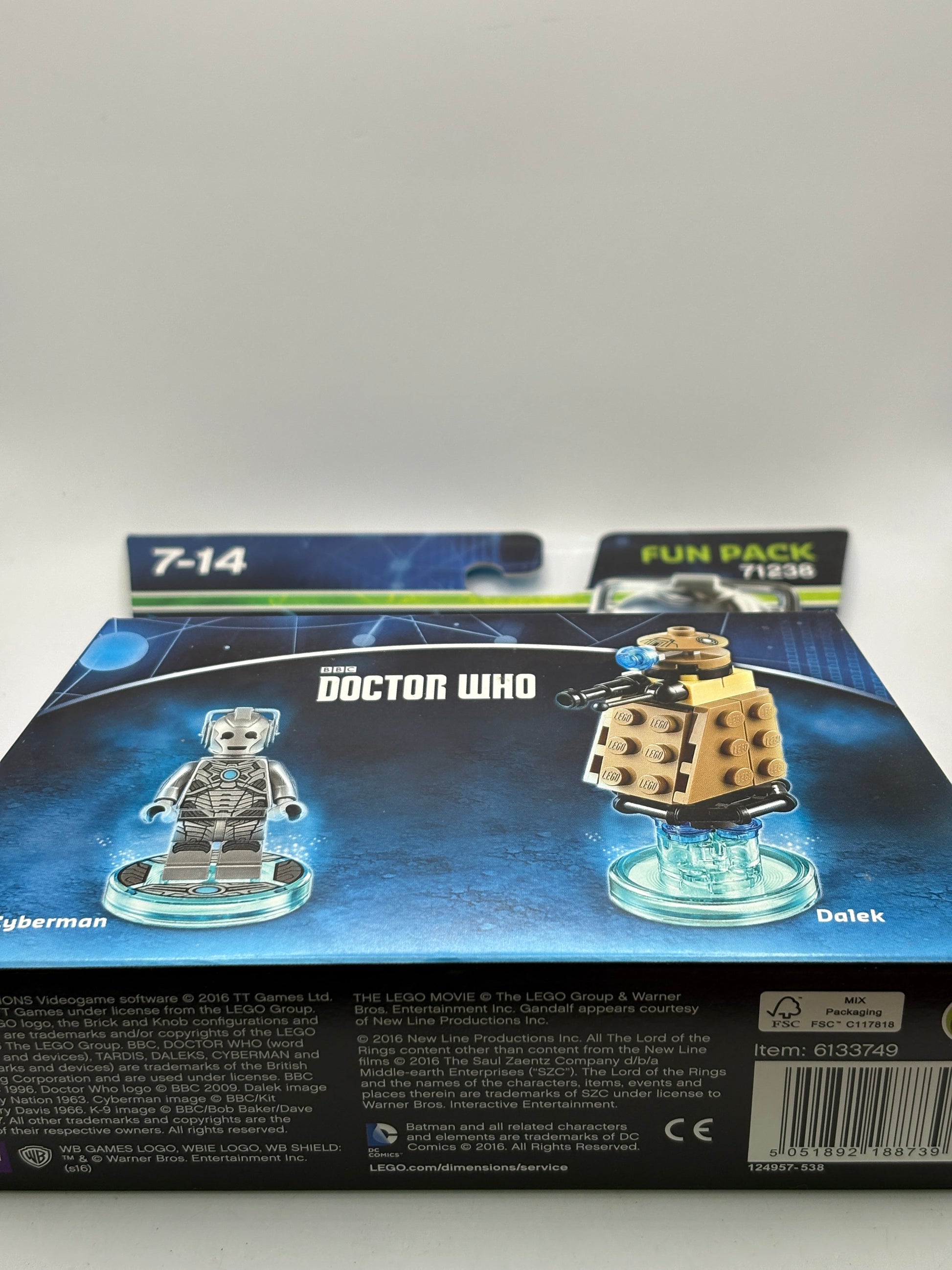 Lego Dimensions Fun Pack 71238 BBC Doctor Who Cyberman New & Sealed FRENLY BRICKS - Open 7 Days