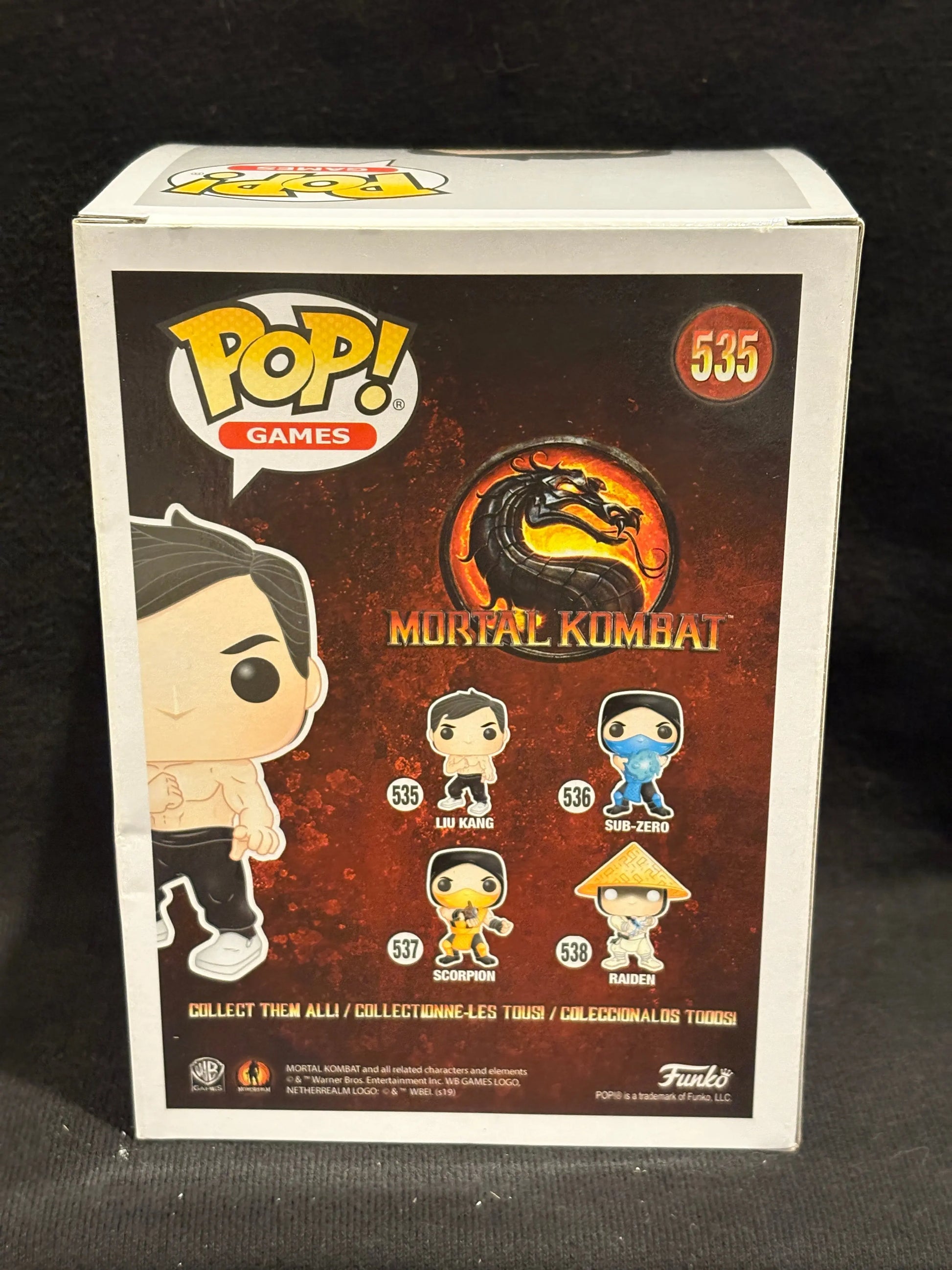 Funko POP! Games Liu Kang 535 Mortal Kombat FRENLY BRICKS - Open 7 Days